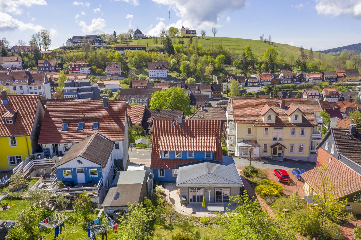 Der Ort Sankt Andreasberg Haus Silbererz